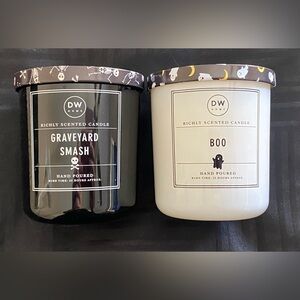 DW Home Graveyard Smash and Boo Candle Set - Black and Cream